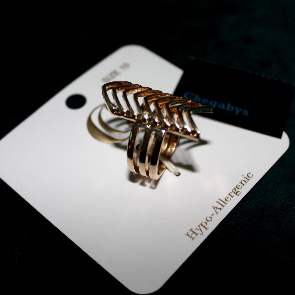 Ring Gold Size 10 NWT Charming Charlie